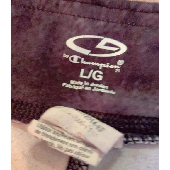 C9 By Champion Womens Black Tie Dye Leggings Size Large L Lrg Pull On Activewear - Picture 8 of 9